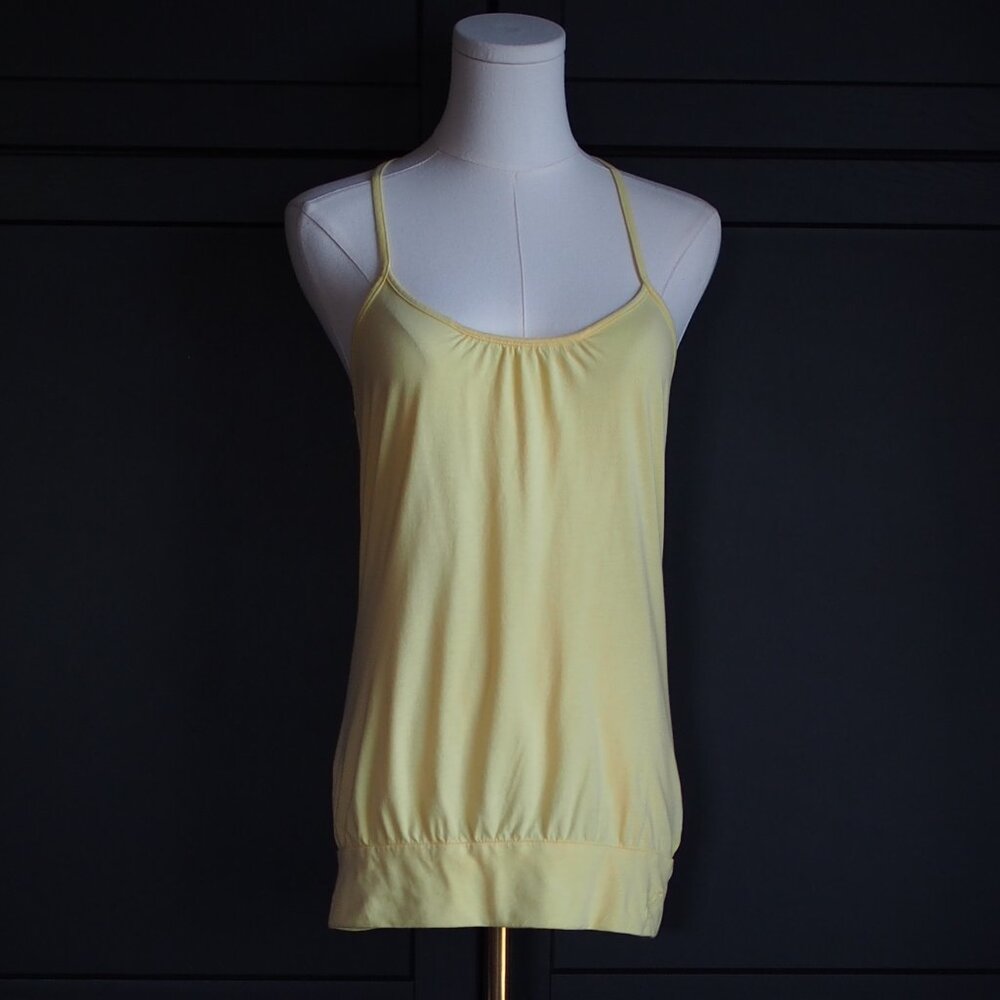 Garage | Yellow Racerback Tank Top